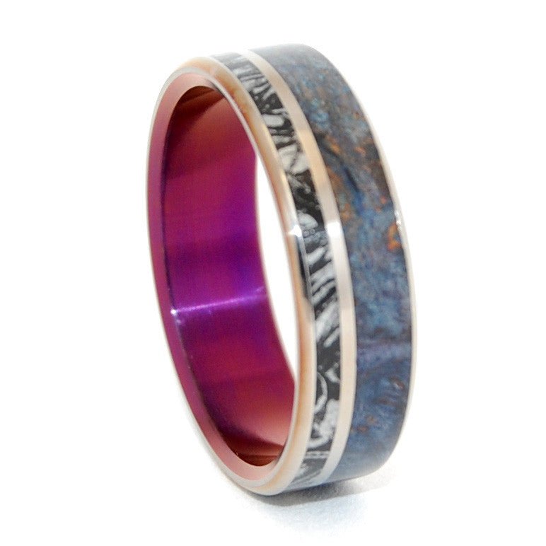 That Can Light A Room | Men's Wood, Titanium & M3 Wedding Ring - Minter and Richter Designs