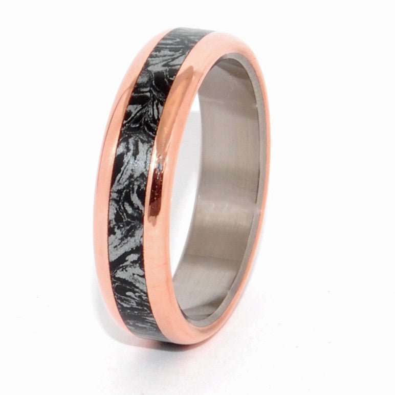 That Night The King Did Not Sleep | Men's M3, Copper & Titanium Wedding Ring - Minter and Richter Designs