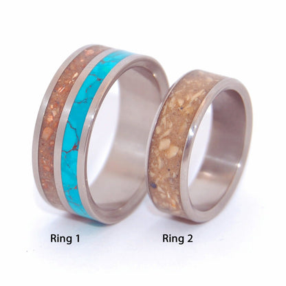 The River Jordan | Ground Stones Of Israel - Unique Wedding Ring - Minter and Richter Designs