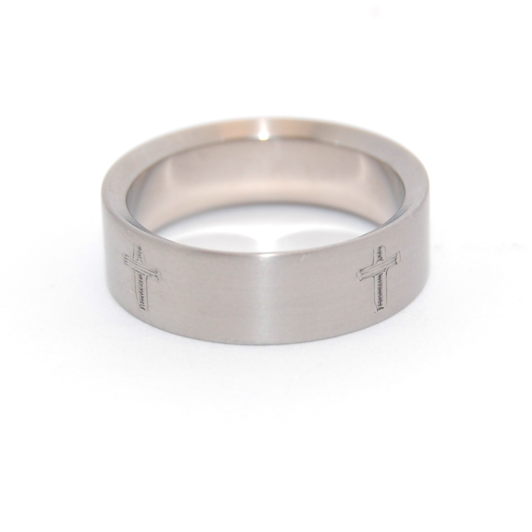 The Way, The Truth, And The Life | Men's Titanium Wedding Ring - Minter and Richter Designs