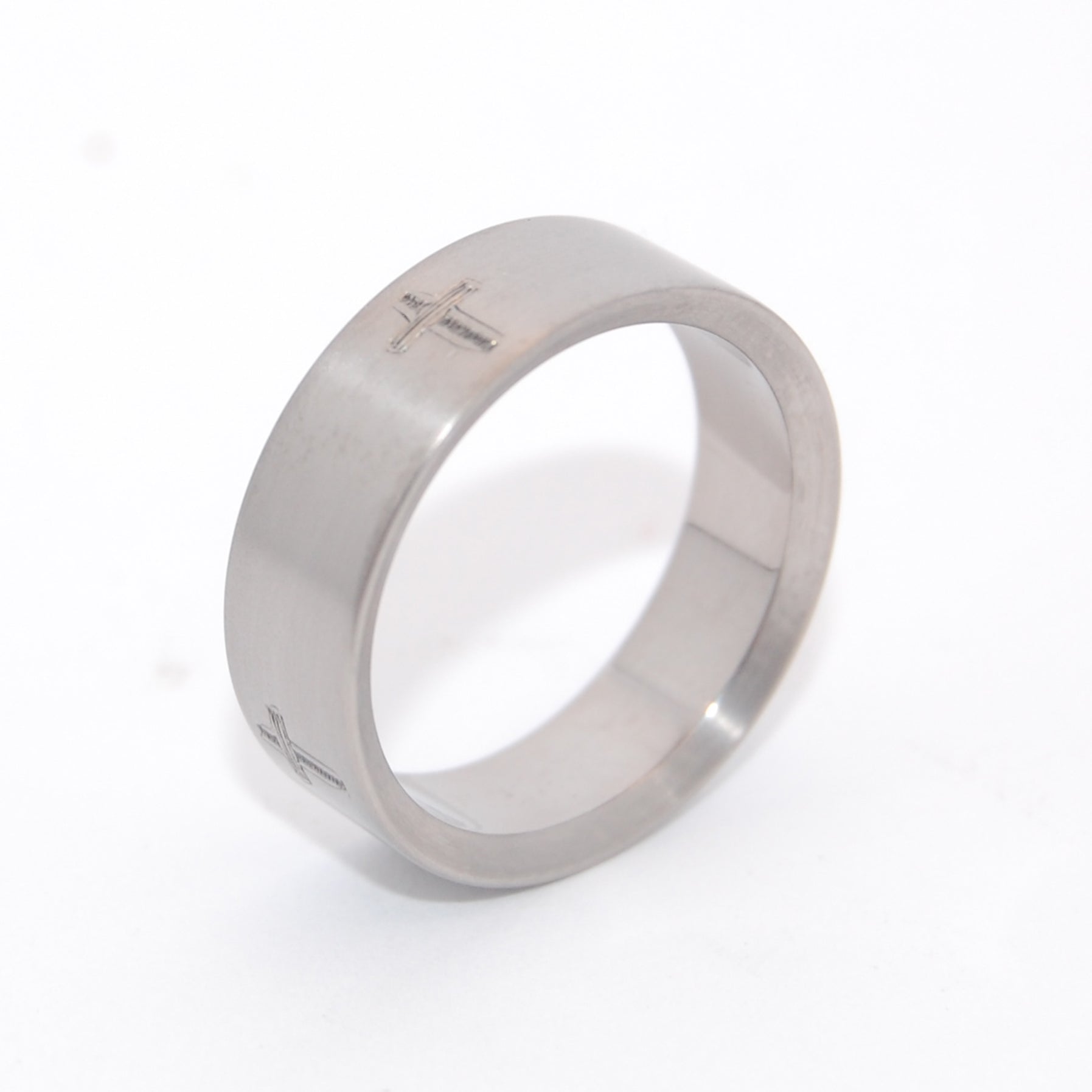 The Way, The Truth, And The Life | Men's Titanium Wedding Ring - Minter and Richter Designs