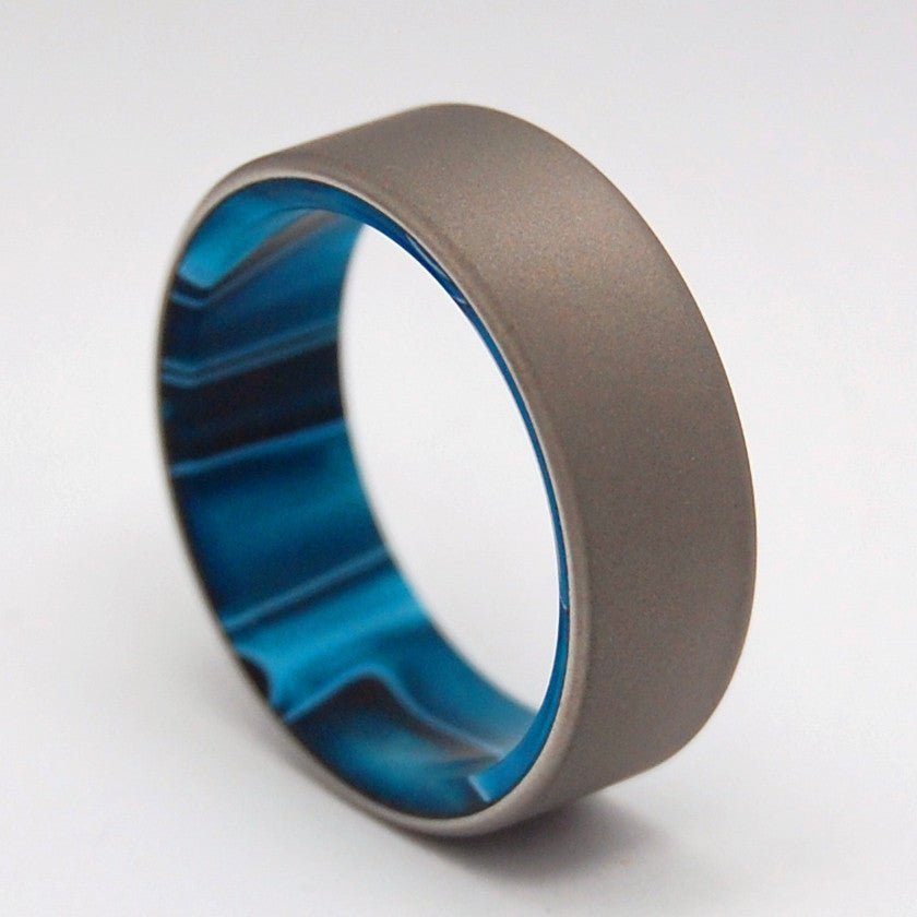 Time Travel | Men's Titanium Wedding Ring - Minter and Richter Designs