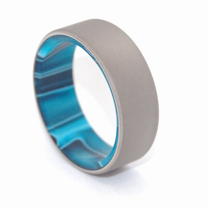 Time Travel | Men's Titanium Wedding Ring - Minter and Richter Designs