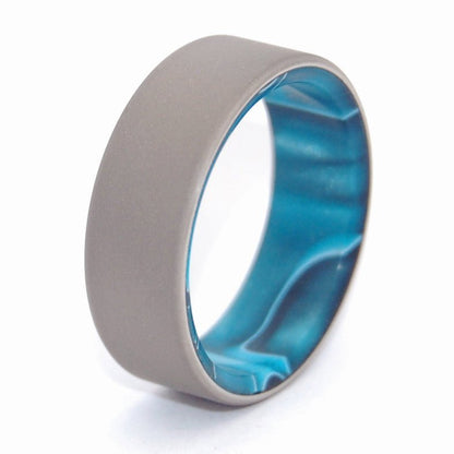 Time Travel | Men's Titanium Wedding Ring - Minter and Richter Designs