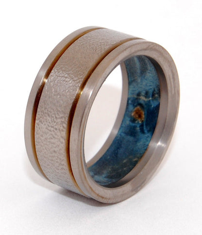 Titan | Men's Titanium & Wood Wedding Ring - Minter and Richter Designs