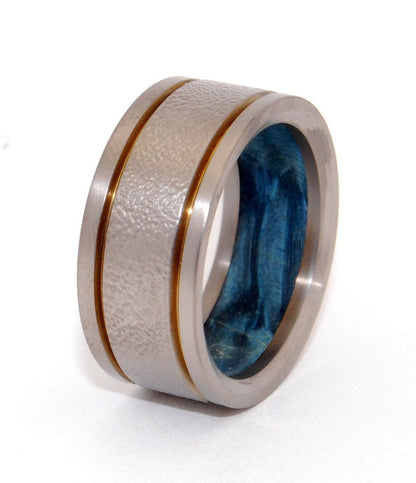 Titan | Men's Titanium & Wood Wedding Ring - Minter and Richter Designs