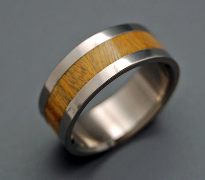 Tua | Men's Ancient Kauri Wood & Titanium Wedding Ring - Minter and Richter Designs