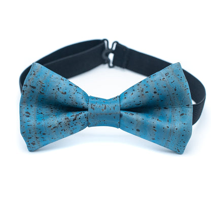 Turquoise Smart Cork Bow - Tie - Handmade Bow Tie - Groomsmen Gift - Minter and Richter Designs