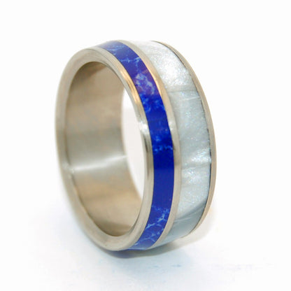 We'll Always Be | Men's Stone & Titanium Wedding Ring - Minter and Richter Designs