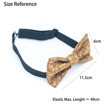 Wood Grain Smart Cork Bow - Tie - Handmade Bow Tie - Groomsmen Gift - Minter and Richter Designs