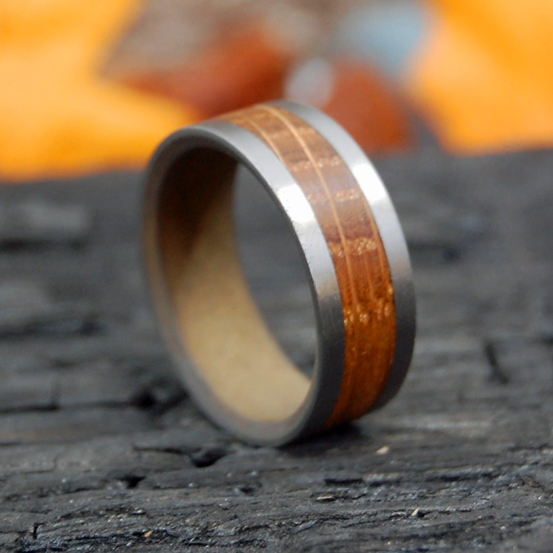 Ye Olde Bully Boy | Size 9.75 At 8mm | Whiskey Barrel | Unique Wedding Ring | On Sale - Minter and Richter Designs